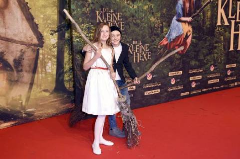 Momo Beier and Luis Valentina at the premiere of the movie the little witch in the Mathäser Filmpalast in Munich 21 01 2018 Foto:xP.xSchönbergerx xFuturexImage