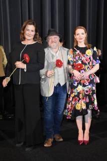 Suzanne Borsody Axel Prahl and Karoline Herfurth at the premiere of the movie the little witch in the Mathäser Filmpalast in Munich 21 01 2018 Foto:xP.xSchönbergerx xFuturexImage