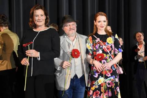 Suzanne Borsody Axel Prahl and Karoline Herfurth at the premiere of the movie the little witch in the Mathäser Filmpalast in Munich 21 01 2018 Foto:xP.xSchönbergerx xFuturexImage