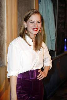 Alicia by Rittenberg at the premiere of the musical Fack ju Goethe se Mjusicäl in the Werk7 Theatre Munich 21 01 2018 Foto:xS.xGabschx xFuturexImage