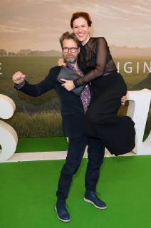 Matthias Matschke Bettina Lamprecht from the Amazon Prime Pastewka film premiere in the cinema international Karl Marx Allee Berlin copyright imago stock people GmbH Tinkeres date 23 01 2018 film Pastewka