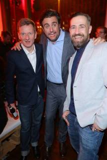 Michael Kessler Bastian Pastewka citizens Lars Dietrich at the Amazon Prime Pastewka film premiere in the cinema international Karl Marx Allee Berlin copyright imago stock people GmbH Tinkeres date 23 01 2018 film Pastewka