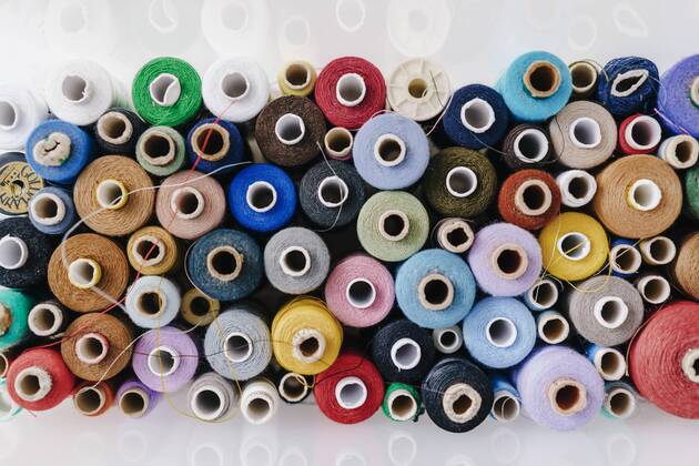 Multicolored cotton reels property released  KNSF03049