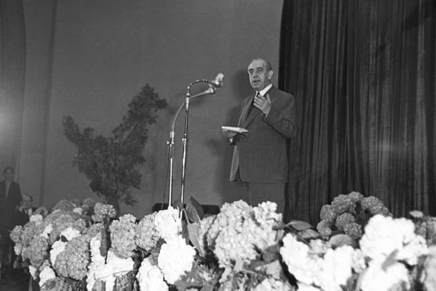 Ernst Reuter at the Berlinale in 1951 1 International Film Festival Berlin Berlin 15 06 1951 Foto:xFilmweltx xFuturexImage