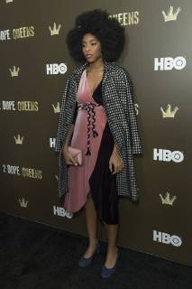 USA: 2 Dope Queens HBO premiere Jessica Williams attends HBO celebrates premiere 2 Dope Queens at Public Arts at the Public Hotel New York New York United States The Public Hotel LevxRadin