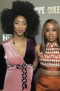 USA: 2 Dope Queens HBO premiere Jessica Williams and Phobe Robinson attend HBO celebrates premiere 2 Dope Queens at Public Arts at the Public Hotel New York New York United States The Public Hotel  LevxRadin