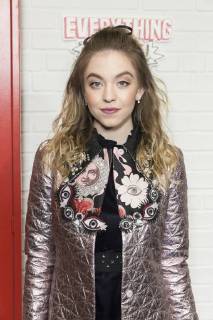 USA: Netflix Everything Sucks premiere Sydney Sweeney wearing coat by Jean Baptiste attends Netflix premiere Everything Sucks! season 1 at AMC 34th street New York New York United States AMC 34th Street  LevxRadin