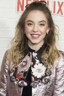 USA: Netflix Everything Sucks premiere Sydney Sweeney wearing coat by Jean Baptiste attends Netflix premiere Everything Sucks! season 1 at AMC 34th street New York New York United States AMC 34th Street  LevxRadin