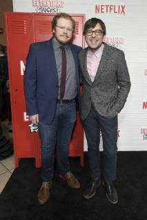 USA: Netflix Everything Sucks premiere Ben York Jones and Michael Mohan attend Netflix premiere Everything Sucks! season 1 at AMC 34th street New York New York United States AMC 34th Street  LevxRadin