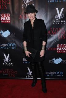 February 1, 2018 - Beverly Hills, CA, U.S. - 01 February 2018 - Beverly Hills, California - Dawn Lewis. Living Among Us Los Angeles Premiere held at Ahrya Fine Arts Theatre. Photo Credit: Birdie Thompson AdMedia Beverly Hills U.S. - ZUMAa123 20180201_zaa_a123_057 Copyright: xBirdiexThompsonAdmediax