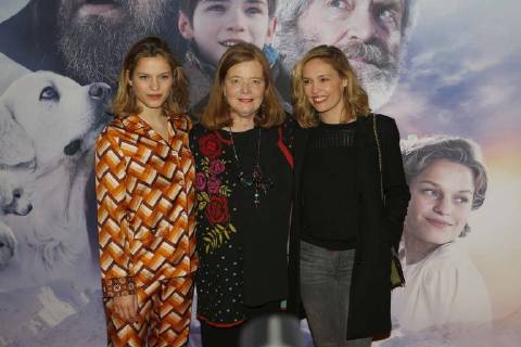 Margaux Chatelier - Lilou Fogli - Anne Benoit CELEBRITES : Avant Premiere Belle et Sebastien 3 - Paris - 04 02 2018 MichaelBaucher Panoramic 