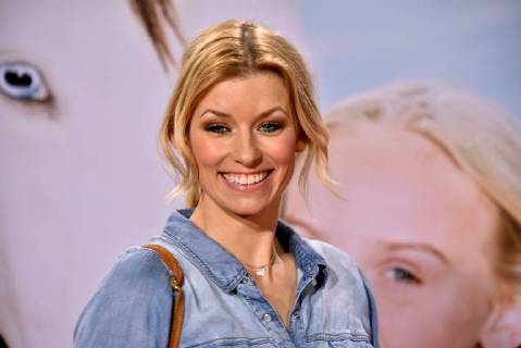 The presenter of Annica Hansen poses on 04 02 2018 in Cologne on the red carpet at the premiere of the cinema Wendy 2 friendship forever