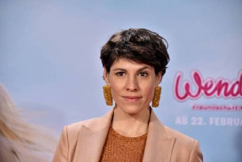 The actress Jasmin Gerat posing on 04 02 2018 in Cologne on the red carpet at the premiere of the cinema Wendy 2 friendship forever