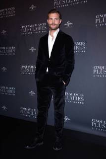Fifty Shades of Grey 3 Premiere in Paris Jamie Dornan ( acteur ) lors du photocall pour l avant premiere du film 50 NUANCES PLUS CLAIRES a Paris CELEBRITES : Avant premiere du film 50 NUANCES PLUS CLAIRES - Paris - 06 02 2018 FedericoPestellini Panoramic 
