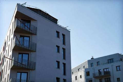 Housing real estate rental apartments condos new construction rental brake vacant social housing the plot of the cooperative Möckernkiez EC recorded on 6 February 2018 in Berlin Germany Berlin Kreuzberg Copyright: xKittyxKleist-HeinrichxTSPx