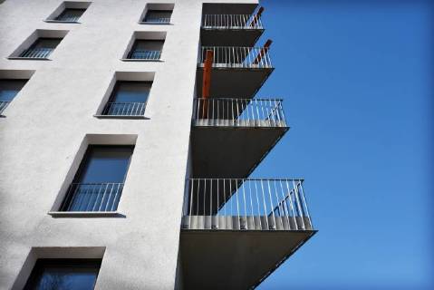 Housing real estate rental apartments condos new construction rental brake vacant social housing the plot of the cooperative Möckernkiez EC recorded on 6 February 2018 in Berlin Germany Berlin Kreuzberg Copyright: xKittyxKleist-HeinrichxTSPx