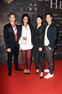 Timmi Trinks Nilam Farooq Lisa Marie Koroll and Tim Oliver Schultz at the premiere of the movie health resorts in the former silent film cinema Delphi Berlin 07 02 2018 Foto:xF.xKernx xFuturexImage