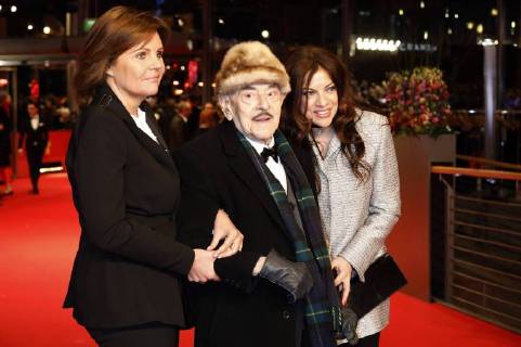 Artur Brauner and Alice Brauner attending the opening ceremony with the Isle of dogs premiere at the Berlin International Film Festival Berlinale 2018 68th at Berlinale Palace on February 15 2018 in Berlin Germany Foto:xD.xBedrosianx xFuturexImage