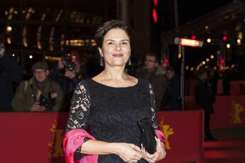 Barbara Auer at the premiere for transit at the Berlinale on 17 02 2018 in Berlin Barbara Auer at the premiere for transit at the Berlinale on 17 02 2018 in Berlin