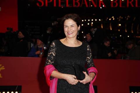 Barbara Auer at the premiere for transit at the Berlinale on 17 02 2018 in Berlin Barbara Auer at the premiere for transit at the Berlinale on 17 02 2018 in Berlin