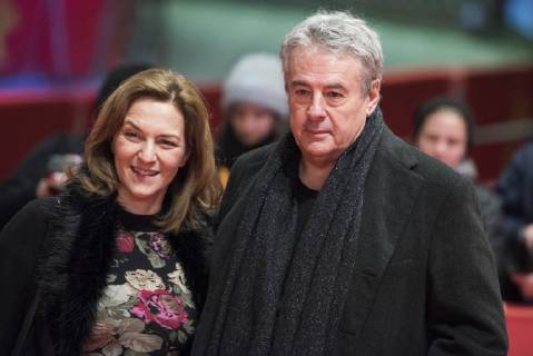 Actress Martina Gedeack with Markus Imboden during the premiere of the film TRANSIT on the occasion of the 68 International Film Festival Berlin 68 Berlin International Film Festival