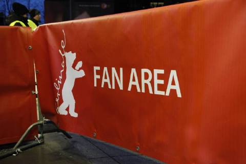Fan area at the Berlinale on Potsdamer Platz in Berlin 2018 fan area at the Berlinale on Potsdamer Platz in Berlin 2018