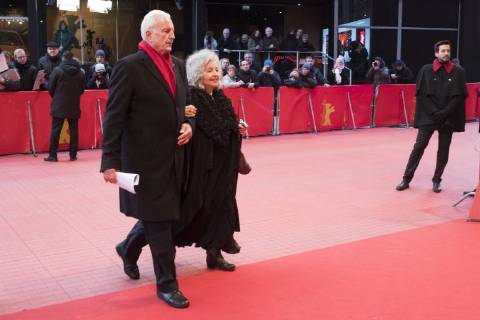 Actress Hanna Schygulla during the premiere of the film LA PRIÈRE THE PRAYER on the occasion of the 68 International Film Festival Berlin 68 Berlin International Film Festival