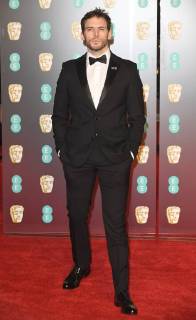 English actor Sam Claflin attends the British Academy Film Awards (BAFTA) at the Royal Albert Hall in London. FEBRUARY 18th 2018  PTYx18273