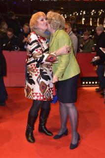 Claudia Roth and Monika Grütters attending the Figlia mia Daughter of mine premiere at the Berlin International Film Festival Berlinale 2018 68th at Berlinale Palace on February 18 2018 in Berlin Germany Foto:xN.xKubelkax xFuturexImage