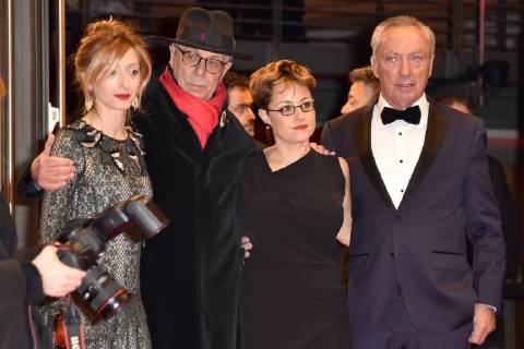 Alba Rohrwacher Dieter Kosslick Laura Bispuri and Udo Kier attending the Figlia mia daughter of mine premiere at the Berlin International Film Festival Berlinale 2018 68th at Berlinale Palace on February 18 2018 in Berlin Germany Foto:xN.xKubelkax xFuturexImage