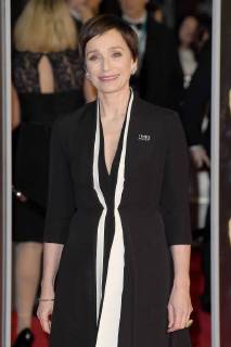 English actress Kristin Scott Thomas attends the British Academy Film Awards (BAFTA) at the Royal Albert Hall in London. FEBRUARY 18th 2018  PTYx18273