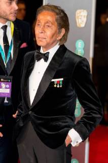 February 18, 2018 - London, London, UK - VALENTINO arrives on the red carpet for the EE British Academy Film Awards 2018, held at the Royal Albert Hall, London, UK. London UK  - ZUMAl94_ 20180218_zaf_l94_070 Copyright: xRayxTangx