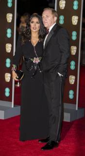 EE British Academy Film Awards (BAFTA) London, UK. Salma Hayek and Francois-Henri Pinault at the EE British Academy Film Awards (BAFTA) held at Royal Albert Hall on February 18, 2018 in London 18th February 2018. LMK386-S1156-180218 