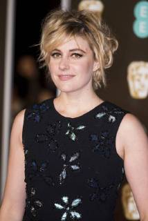 February 18, 2018 - London, London, UK - Greta Gerwig arrives on the red carpet for the EE British Academy Film Awards 2018, held at the Royal Albert Hall. London UK  - ZUMAt138 20180218_zap_t138_059 Copyright: xRayxTangx