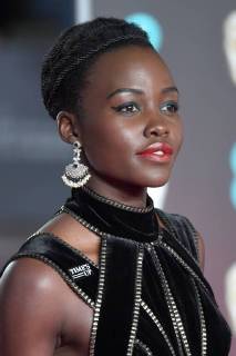 Mexican actress Lupita Nyong o attends The British Academy Film Awards (BAFTA) at the Royal Albert Hall in London on February 18, 2018.  LON20180218260 PAULxTREADWAY
