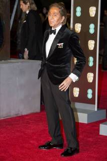 February 18, 2018 - London, London, UK - Valentino arrives on the red carpet for the EE British Academy Film Awards 2018, held at the Royal Albert Hall. London UK  - ZUMAt138 20180218_zap_t138_104 Copyright: xRayxTangx