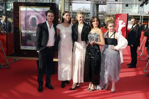 Harrison Gilbertson Lily Sullivan Natalie Dormer Lola Bessis and Ruby Rees Wemyss attending the picnic at hanging rock seasons 1 2 premiere during the 68th Berlin International Film Festival Berlinale 2018 at Zoo Palace on February 19 2018 in Berlin Germany Foto:xC.xTamckex xFuturexImage