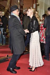 Dieter Kosslick and Natalie Dormer attending the picnic at hanging rock seasons 1 2 premiere during the 68th Berlin International Film Festival Berlinale 2018 at Zoo Palace on February 19 2018 in Berlin Germany Foto:xN.xKubelkax xFuturexImage
