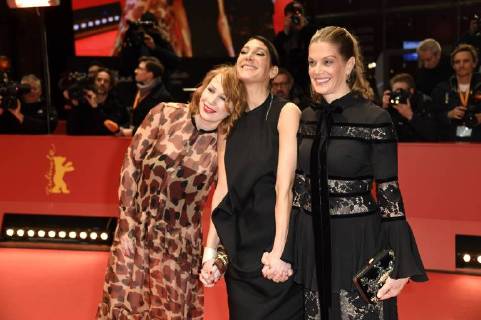 Birgit Minichmayr Emily Atef and Marie Bäumer attending the 3 days in Quiberon 3 days in Quiberon premiere during the 68th Berlin International Film Festival Berlinale 2018 on February 19 2018 in Berlin Germany Foto:xF.xKernx xFuturexImage