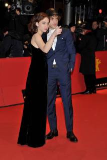 68th Berlin International Film Festival. Festival Internazionale del Cinema di Berlino 2018. Red Carpet film 3 Days in Quiberon . Pictured: Matilda De Angelis con gli altri attori europei nominati  Copyright: xPoolxRomax2x xIPAx xPoolxRomax2x