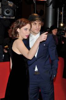 68th Berlin International Film Festival. Festival Internazionale del Cinema di Berlino 2018. Red Carpet film 3 Days in Quiberon . Pictured: Matilda De Angelis con gli altri attori europei nominati  Copyright: xPoolxRomax2x xIPAx xPoolxRomax2x
