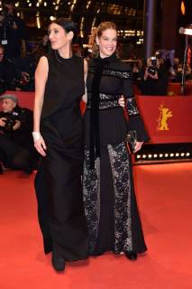 Director Emily Atef and Marie Bäumer in the 3 days in Quiberon film premiere in the context of 68 international film festival Berlinale on 19 02 2018 in Berlin Berlinale 2018 3 days in Quiberon film premiere