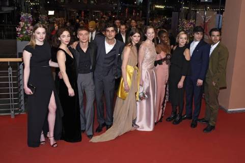 Luna Wedler Matilda de Angelis Jonas Smulders Irakli Kvirikadze Eili Harboe Reka Tenki Michaela Coel Alba August Franz Rogowski and Matteo Simoni attending the 3 days in Quiberon 3 days in Quiberon premiere and the presentation of European shooting stars 2018 during the 68th Berlin International Film Festival Berlinale 2018 on February 19 2018 in Berlin Germany Foto:xC.xNiehausx xFuturexImage