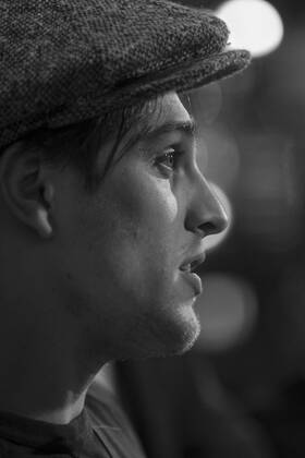 Actor Jonas Dassler in the RadioEins Berlinale of nighttalk from the XXLounge on the occasion of the 68 Berlin International Film Festival 68 Berlin International Film Festival