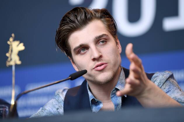 Actor Jonas Dassler during the press conference for the film the silent classroom THE SILENT REVOLUTION on the occasion of the 68 Berlinale snapshot photography xK M Krause
