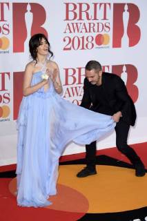 Camila Cabello at the BRIT Awards 2018 at the O2 Arena London 21 02 2018 Camila Cabello  Foto:xS.xVasx xFuturexImage