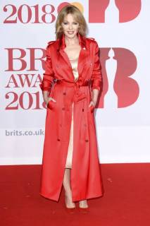 Kylie Minogue at the BRIT Awards 2018 at the O2 Arena London 21 02 2018 Kylie Minogue  Foto:xS.xVasx xFuturexImage