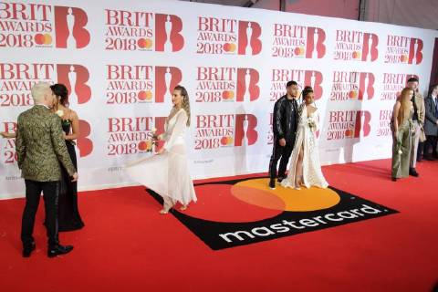 Jade Thirwell Leigh Anne Pinnock Jesy Nelson and Perrie Edwards Little Mix at the BRIT Awards 2018 at the O2 Arena London 21 02 2018 Jade Thirwell Leigh Anne Pinnock Jesy Nelson Perrie Edwards Little Mix  Foto:xS.xVasx xFuturexImage
