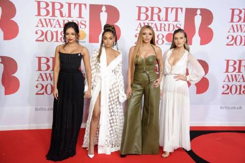 Jade Thirwell Leigh Anne Pinnock Jesy Nelson and Perrie Edwards Little Mix at the BRIT Awards 2018 at the O2 Arena London 21 02 2018 Jade Thirwell Leigh Anne Pinnock Jesy Nelson Perrie Edwards Little Mix  Foto:xS.xVasx xFuturexImage