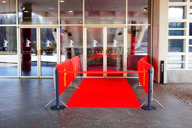 22 02 2018 Berlin Germany GER Berlinale HKW House of World Cultures What a long red carpet